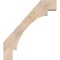 Ekena Millwork 5 1/2"W x 32"D x 36"H Merced Smooth Knee Brace, Douglas Fir BRC06X32X36MRC00SDF - alternate 4
